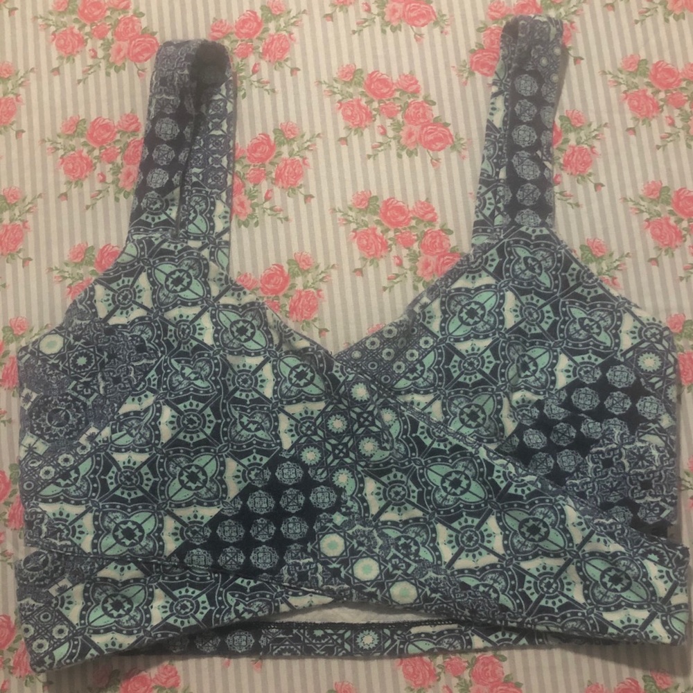 Charlotte Russe Cutout Crop Top